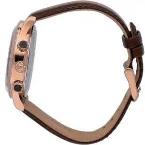 Alternative view of Maserati Men’s Chronograph Quartz Brown Leather Strap Silver Sunray Dial 42mm Watch R8871633002