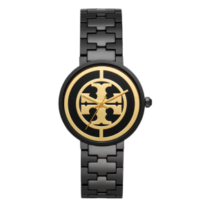 Tory Burch Women’s Quartz Black Stainless Steel Black Dial 36mm Watch TBW4039 (Shelf Leftover)