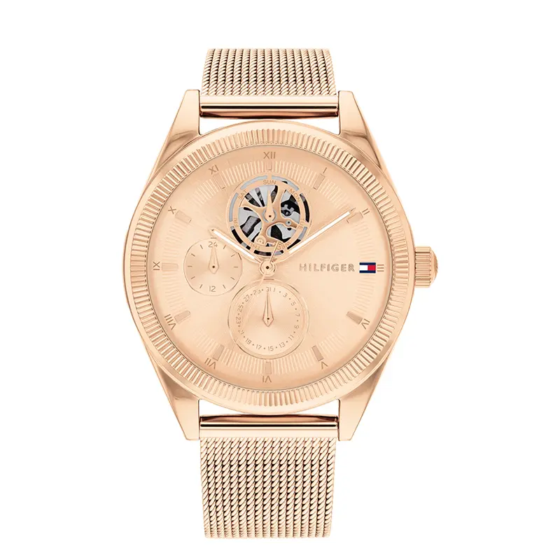 Tommy Hilfiger Women’s Quartz Rose Gold Stainless Steel Rose Gold Dial 38mm Watch 1782715