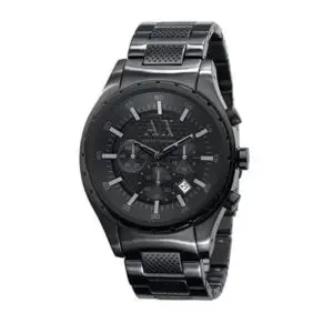 Armani Exchange Men’s Quartz Black Stainless Steel Black Dial 43mm Watch AX1058
