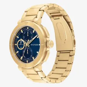 Alternative view of Tommy Hilfiger Men’s Quartz Gold Stainless Steel Blue Dial 44mm Watch 1792118