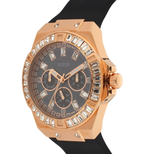 Alternative view of Guess Women’s Quartz Black Silicone Strap Black Mother Of Pearl Dial 39mm Watch GW0118L2