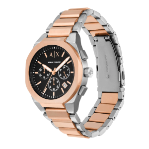 Alternative view of Armani Exchange Men’s Quartz Two-tone Stainless Steel Black Dial 42mm Watch AX4181
