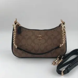 Coach Teri Shoulder Bag In Signature Canvas (Size: L 24.1cm, H 15.5cm, W 7.6cm) CA548-1