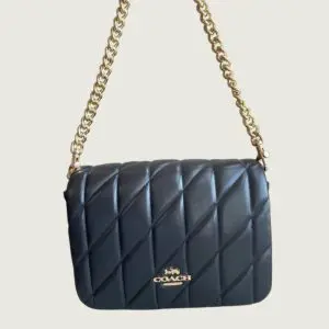 COACH QUINN SHOULDER BAG WITH QUILTING (Size: L22cm, H16cm, W8cm) CY663