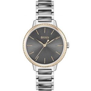 Hugo Boss Women’s Quartz Two-tone Stainless Steel Grey Dial 34mm Watch 1502569
