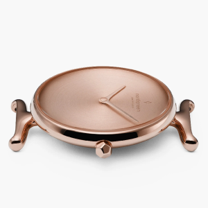 Alternative view of Nordgreen Women’s Quartz Brown Leather Strap Rose Gold Dial 28mm Watch UN28RG5LROBM (Shelf Leftover)