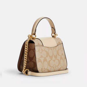 Alternative view of Coach Lysa Top Handle In Signature Canvas (Size: L17cm, H12cm, W8cm) CM195