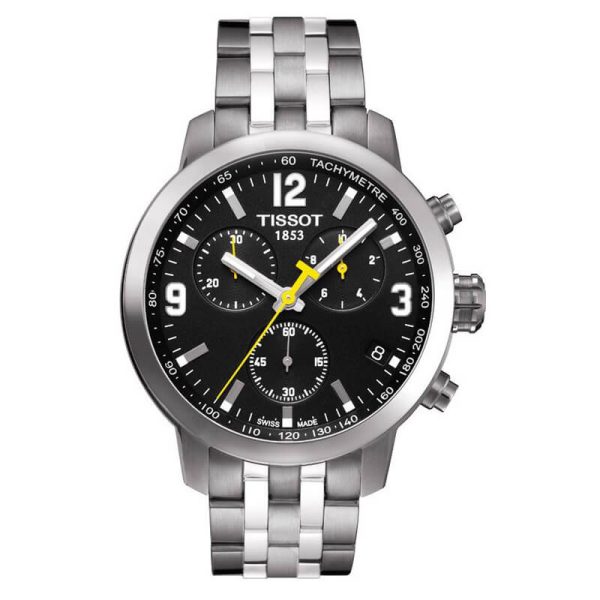 TISSOT Men’s Quartz Swiss Made Stainless Steel Black Dial 42mm Watch T055.417.11.057.00 UAE DUBAI AJMAN SHARJAH ABU DHABI RAS AL KHAIMA UMM UL QUWAIN ALAIN FUJAIRAH