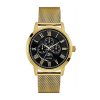 Guess Men’s Analog Stainless Steel Black Dial 43mm Watch W0871G2