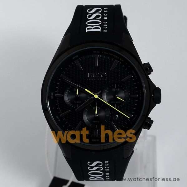 Hugo Boss Men’s Sport Quartz Silicone Strap Black Dial 44mm Watch 1513859 UAE DUBAI AJMAN SHARJAH ABU DHABI RAS AL KHAIMA UMM UL QUWAIN ALAIN FUJAIRAH