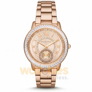 Michael Kors Women’s Quartz Stainless Steel Champagne Crystal Dial 40mm Watch MK6287