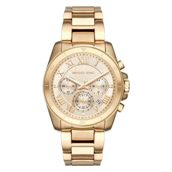 Michael Kors Women’s Quartz Chronograph Stainless Steel Gold Dial 40mm Watch MK6366 UAE DUBAI AJMAN SHARJAH ABU DHABI RAS AL KHAIMA UMM UL QUWAIN ALAIN FUJAIRAH