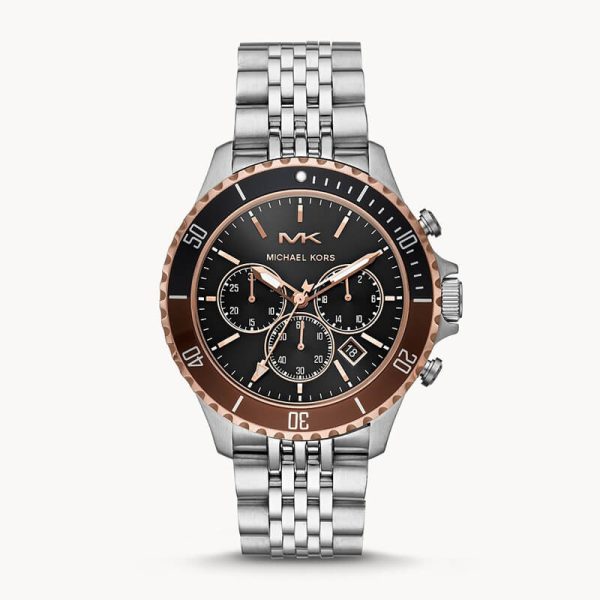 Michael Kors Men’s Stainless Steel Black Dial 44mm Watch MK8725 UAE DUBAI AJMAN SHARJAH ABU DHABI RAS AL KHAIMA UMM UL QUWAIN ALAIN FUJAIRAH