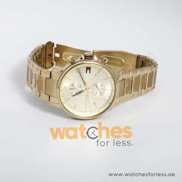 Tommy Hilfiger Men’s Quartz Stainless Steel Gold Dial 44mm Watch 1710415 UAE DUBAI AJMAN SHARJAH ABU DHABI RAS AL KHAIMA UMM UL QUWAIN ALAIN FUJAIRAH