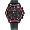 Tommy Hilfiger Men’s Quartz Silicone Strap Black Dial 45mm Watch 1791793 UAE DUBAI AJMAN SHARJAH ABU DHABI RAS AL KHAIMA UMM UL QUWAIN ALAIN FUJAIRAH