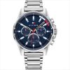 Tommy Hilfiger Men’s Quartz Stainless Steel Blue Dial 44mm Watch 1791788 UAE DUBAI AJMAN SHARJAH ABU DHABI RAS AL KHAIMA UMM UL QUWAIN ALAIN FUJAIRAH