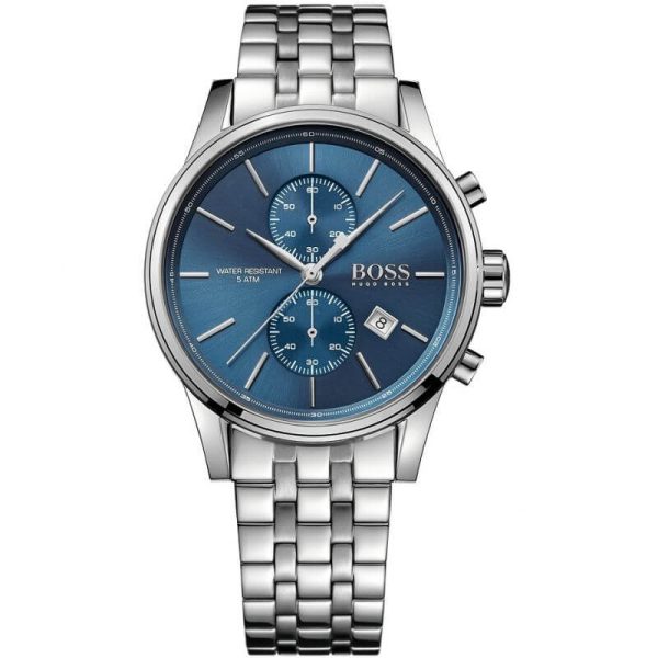 Hugo Boss Men’s Chronograph Quartz Stainless Steel Blue Dial 41mm Watch 1513384 UAE DUBAI AJMAN SHARJAH ABU DHABI RAS AL KHAIMA UMM UL QUWAIN ALAIN FUJAIRAH