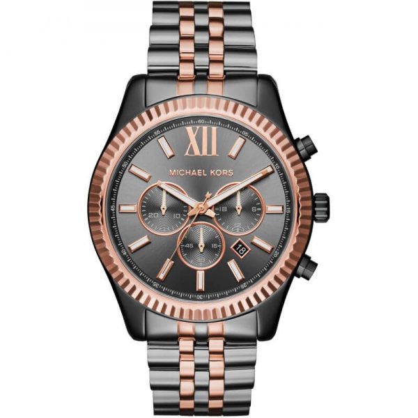 Michael Kors Men’s Chronograph Quartz Stainless Steel Grey Dial 45mm Watch MK8561 UAE DUBAI AJMAN SHARJAH ABU DHABI RAS AL KHAIMA UMM UL QUWAIN ALAIN FUJAIRAH