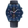 Tommy Hilfiger Men’s Quartz Blue Leather Strap Blue Dial 44mm Watch 1791839 UAE DUBAI AJMAN SHARJAH ABU DHABI RAS AL KHAIMA UMM UL QUWAIN ALAIN FUJAIRAH