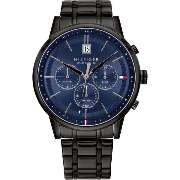 Tommy Hilfiger Men’s Quartz Stainless Steel Blue Dial 44mm Watch 1791633 UAE DUBAI AJMAN SHARJAH ABU DHABI RAS AL KHAIMA UMM UL QUWAIN ALAIN FUJAIRAH