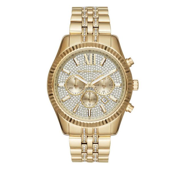 Michael Kors Men’s Stainless Steel Gold Dial 44mm Watch MK8579 UAE DUBAI AJMAN SHARJAH ABU DHABI RAS AL KHAIMA UMM UL QUWAIN ALAIN FUJAIRAH