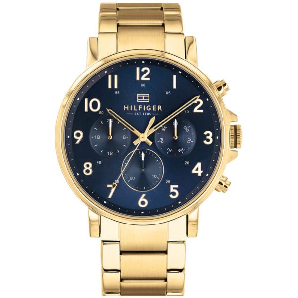 Tommy Hilfiger Men’s Quartz Stainless Steel Blue Dial 45mm Watch 1710384 UAE DUBAI AJMAN SHARJAH ABU DHABI RAS AL KHAIMA UMM UL QUWAIN ALAIN FUJAIRAH