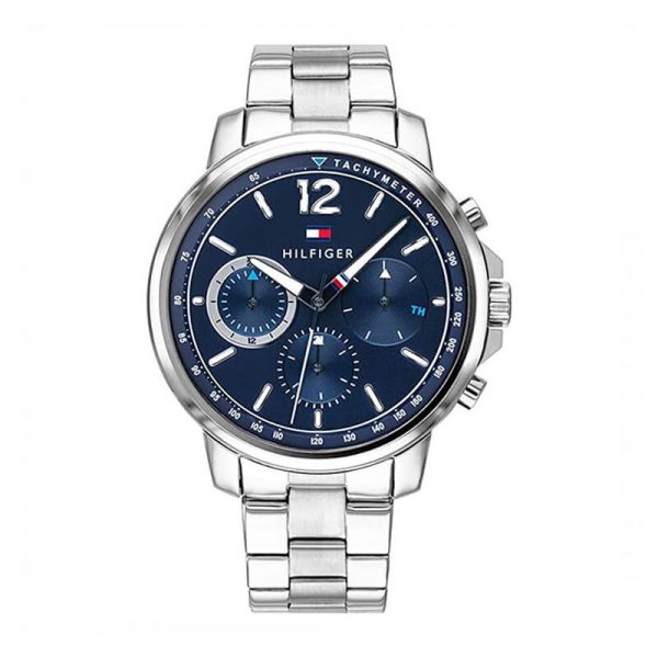 Tommy Hilfiger Men’s Quartz Stainless Steel Blue Dial 46mm Watch 1791534 UAE DUBAI AJMAN SHARJAH ABU DHABI RAS AL KHAIMA UMM UL QUWAIN ALAIN FUJAIRAH