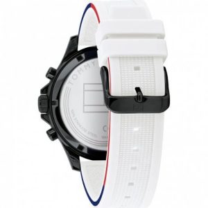 Tommy Hilfiger Men’s Quartz Silicone Strap White Dial 46mm Watch 1791723 UAE DUBAI AJMAN SHARJAH ABU DHABI RAS AL KHAIMA UMM UL QUWAIN ALAIN FUJAIRAH