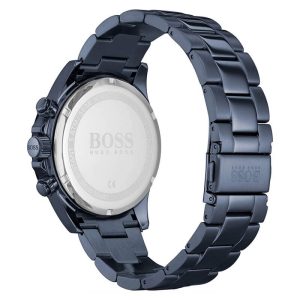 Hugo Boss Men’s Chronograph Quartz Stainless Steel Blue Dial 45mm Watch 1513758 UAE DUBAI AJMAN SHARJAH ABU DHABI RAS AL KHAIMA UMM UL QUWAIN ALAIN FUJAIRAH