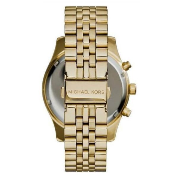 Michael Kors Men’s Chronograph Quartz Stainless Steel Gold Dial 44mm Watch MK8494 UAE DUBAI AJMAN SHARJAH ABU DHABI RAS AL KHAIMA UMM UL QUWAIN ALAIN FUJAIRAH