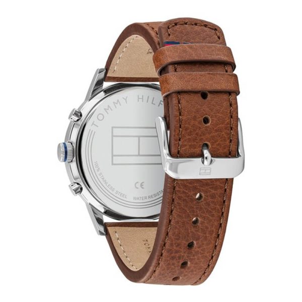 Tommy Hilfiger Men’s Quartz Leather Strap Blue Dial 44mm Watch 1791629 UAE DUBAI AJMAN SHARJAH ABU DHABI RAS AL KHAIMA UMM UL QUWAIN ALAIN FUJAIRAH