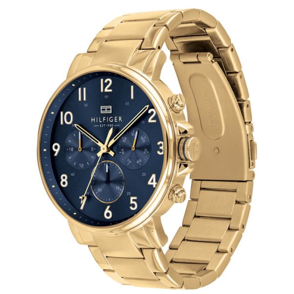 Tommy Hilfiger Men’s Quartz Stainless Steel Blue Dial 45mm Watch 1710384 UAE DUBAI AJMAN SHARJAH ABU DHABI RAS AL KHAIMA UMM UL QUWAIN ALAIN FUJAIRAH