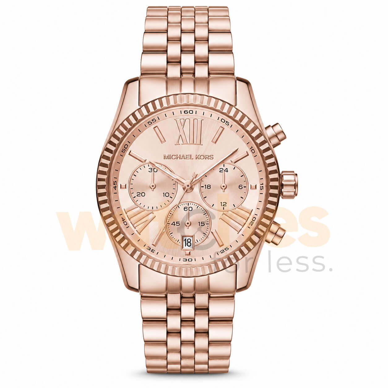 Michael Kors Women’s Chronograph Quartz Stainless Steel Rose Gold Dial 38mm Watch MK5569