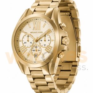 Michael Kors Unisex Chronograph Quartz Stainless Steel Champagne Dial 40mm Watch MK5605