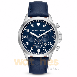 Michael Kors Men’s Quartz Leather Strap Blue Dial 45mm Watch MK8617 UAE DUBAI AJMAN SHARJAH ABU DHABI RAS AL KHAIMA UMM UL QUWAIN ALAIN FUJAIRAH