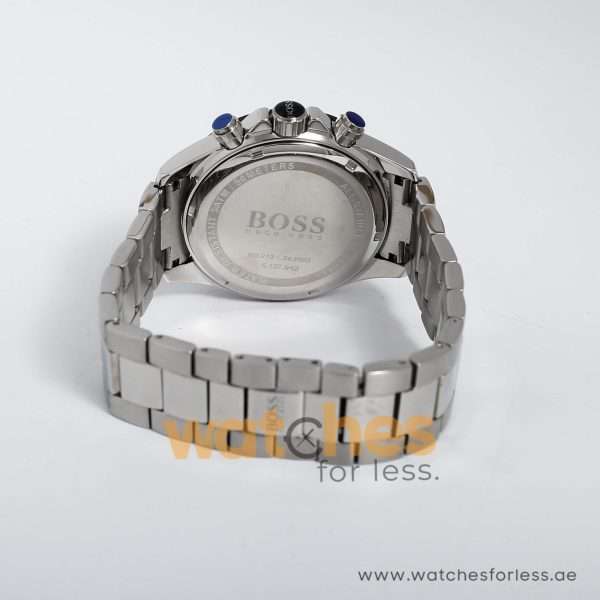 Hugo Boss Men’s Chronograph Stainless Steel Silver Dial 45mm Watch 1512964 UAE DUBAI AJMAN SHARJAH ABU DHABI RAS AL KHAIMA UMM UL QUWAIN ALAIN FUJAIRAH