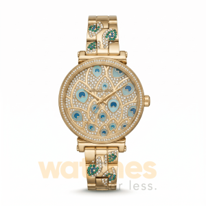 Michael Kors Women’s Quartz Stainless Steel Gold Peacok Dial 36mm Watch MK3945 UAE DUBAI AJMAN SHARJAH ABU DHABI RAS AL KHAIMA UMM UL QUWAIN ALAIN FUJAIRAH