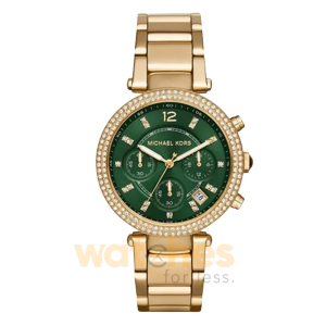 Michael Kors Women’s Quartz Chronograph Stainless Steel Green Dial 38mm Watch MK6263 UAE DUBAI AJMAN SHARJAH ABU DHABI RAS AL KHAIMA UMM UL QUWAIN ALAIN FUJAIRAH