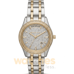 Michael Kors Women’s Quartz Analog Two-Tone Stainless Steel Gold Dial 34mm Watch MK6481 UAE DUBAI AJMAN SHARJAH ABU DHABI RAS AL KHAIMA UMM UL QUWAIN ALAIN FUJAIRAH
