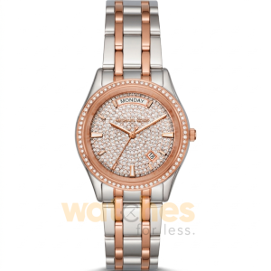 Michael Kors Women’s Quartz Stainless Steel Multi Colour Dial 34mm Watch MK6482