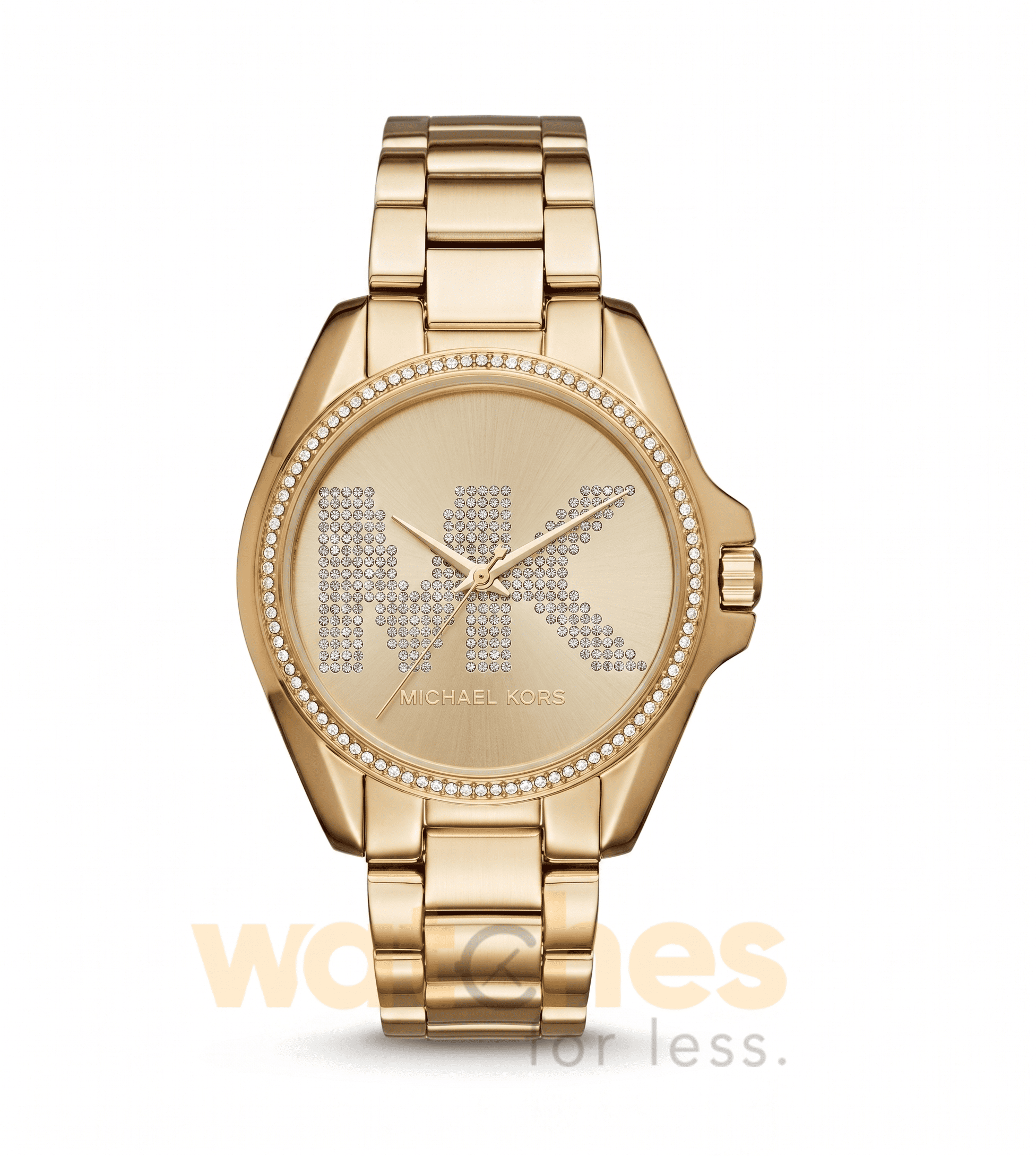 Michael Kors Women’s Quartz Stainless Steel Gold Dial 43mm Watch MK6555 UAE DUBAI AJMAN SHARJAH ABU DHABI RAS AL KHAIMA UMM UL QUWAIN ALAIN FUJAIRAH