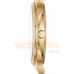 Alternative view of Michael Kors Women’s Quartz Stainless Steel Gold Dial 38mm Watch MK3681