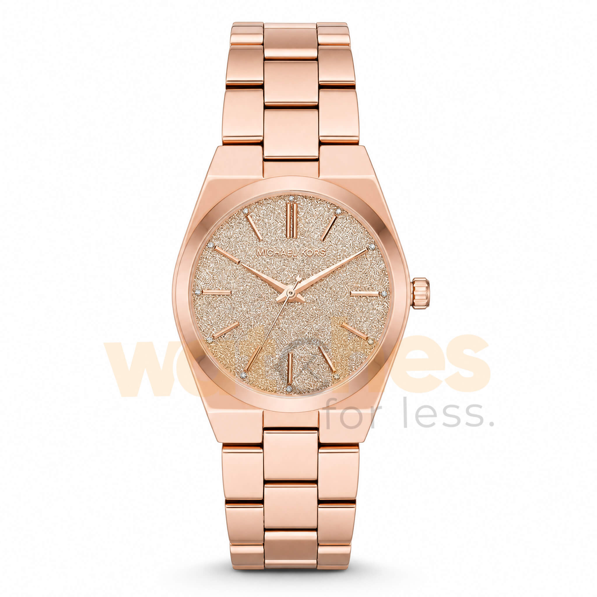Michael Kors Women’s Quartz Stainless Steel Rose Gold Dial 36mm Watch MK6624