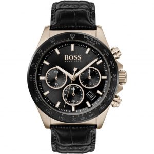 Hugo Boss Men’s Quartz Leather Strap Black Dial 45mm Watch 1513753 UAE DUBAI AJMAN SHARJAH ABU DHABI RAS AL KHAIMA UMM UL QUWAIN ALAIN FUJAIRAH