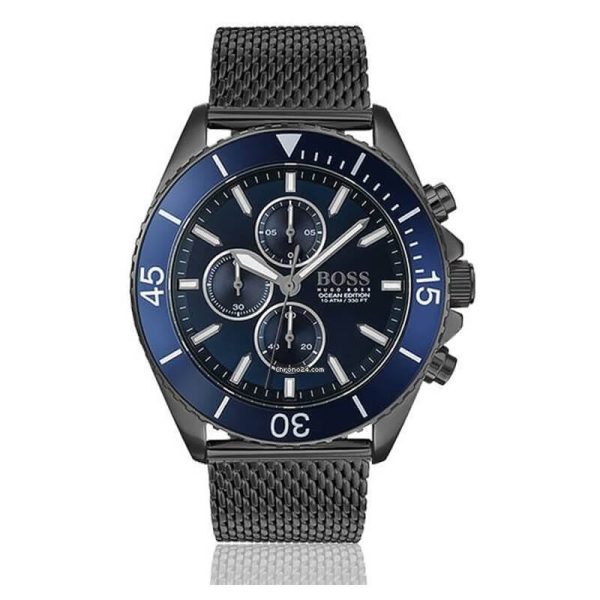 Hugo Boss Men’s Chronograph Quartz Stainless Steel Blue Dial 48mm Watch 1513702 UAE DUBAI AJMAN SHARJAH ABU DHABI RAS AL KHAIMA UMM UL QUWAIN ALAIN FUJAIRAH