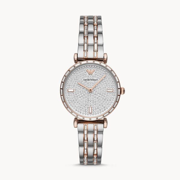 Emporio Armani Women’s Quartz Stainless Steel Silver Dial 32mm Watch AR11293 UAE DUBAI AJMAN SHARJAH ABU DHABI RAS AL KHAIMA UMM UL QUWAIN ALAIN FUJAIRAH