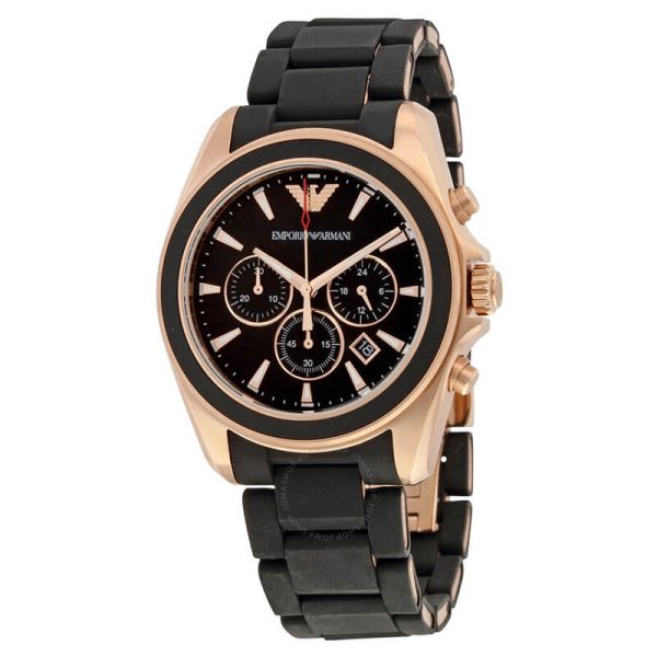 Emporio Armani Men’s Quartz Stainless Steel Black Dial 44mm Watch AR6066 UAE DUBAI AJMAN SHARJAH ABU DHABI RAS AL KHAIMA UMM UL QUWAIN ALAIN FUJAIRAH