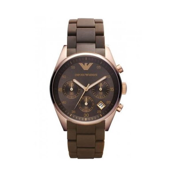 Emporio Armani Men’s Quartz Chronograph Brown Dial 38mm Watch AR5891 UAE DUBAI AJMAN SHARJAH ABU DHABI RAS AL KHAIMA UMM UL QUWAIN ALAIN FUJAIRAH