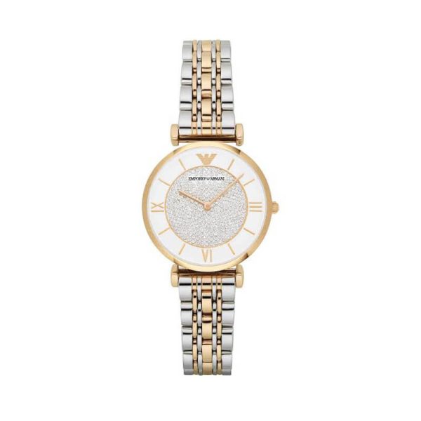 Emporio Armani Women’s Quartz Stainless Steel White Dial 32mm Watch AR2076 UAE DUBAI AJMAN SHARJAH ABU DHABI RAS AL KHAIMA UMM UL QUWAIN ALAIN FUJAIRAH